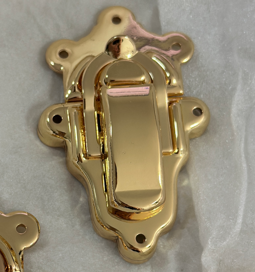 Decorative Metal Hasp Lock Clasp for Bags & Cases – 56×90mm