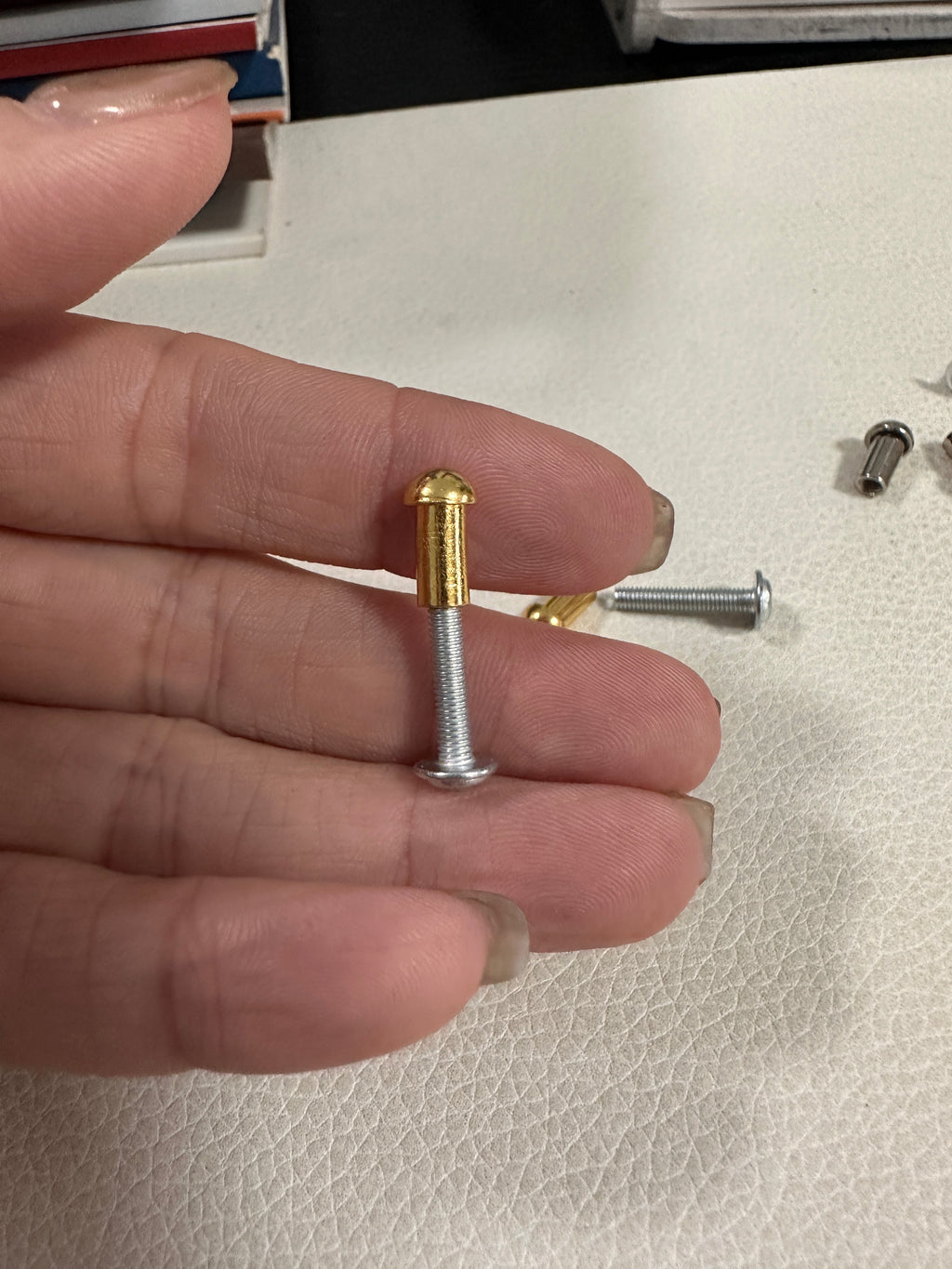 6mm Round Head Chicago Screws – Bag Rivets / Binding Posts