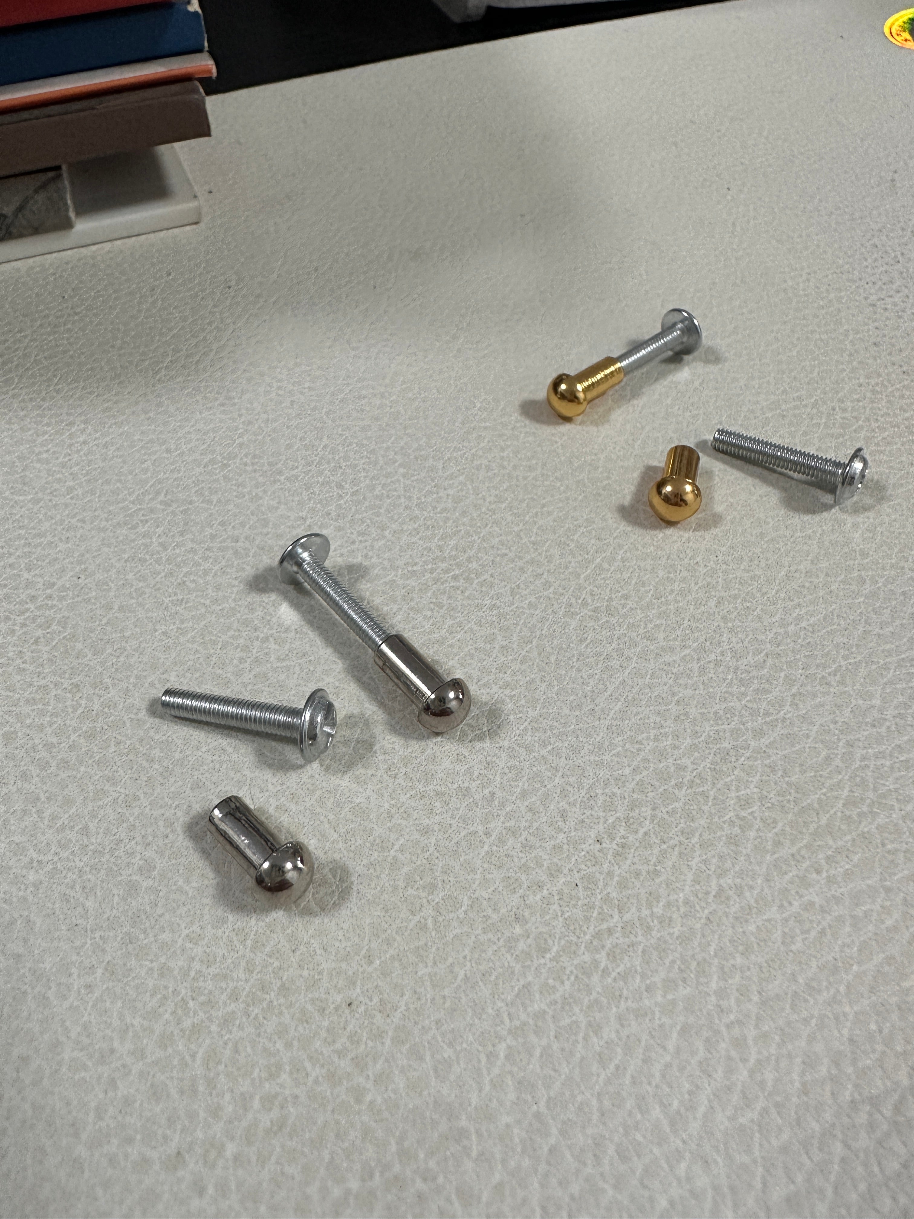 6mm Round Head Chicago Screws – Bag Rivets / Binding Posts
