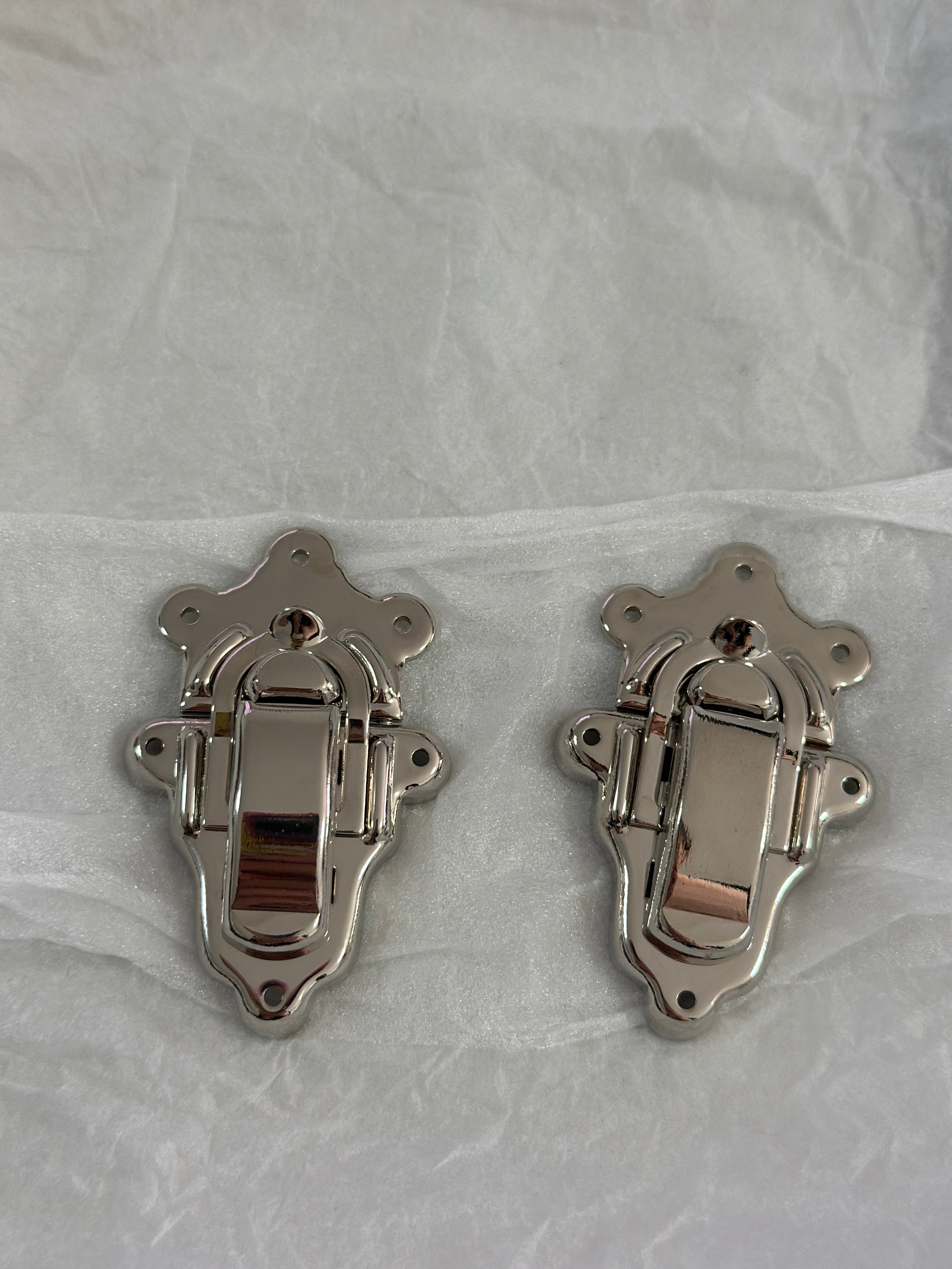 Gold Metal Decorative Hasp Lock Clasp 37.5×60mm | JHF BagAccessories
