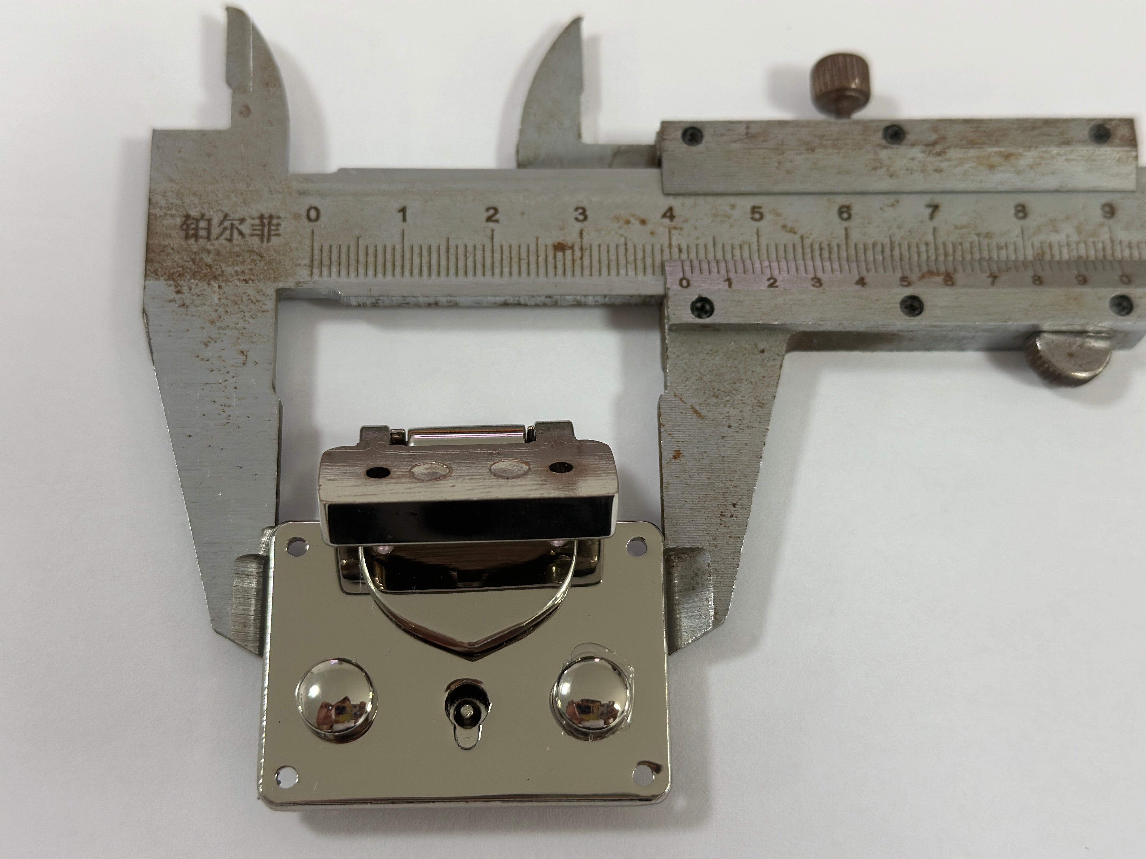 Keyed Metal Trunk Latch Lock for Cases & Trunks – 50×40mm