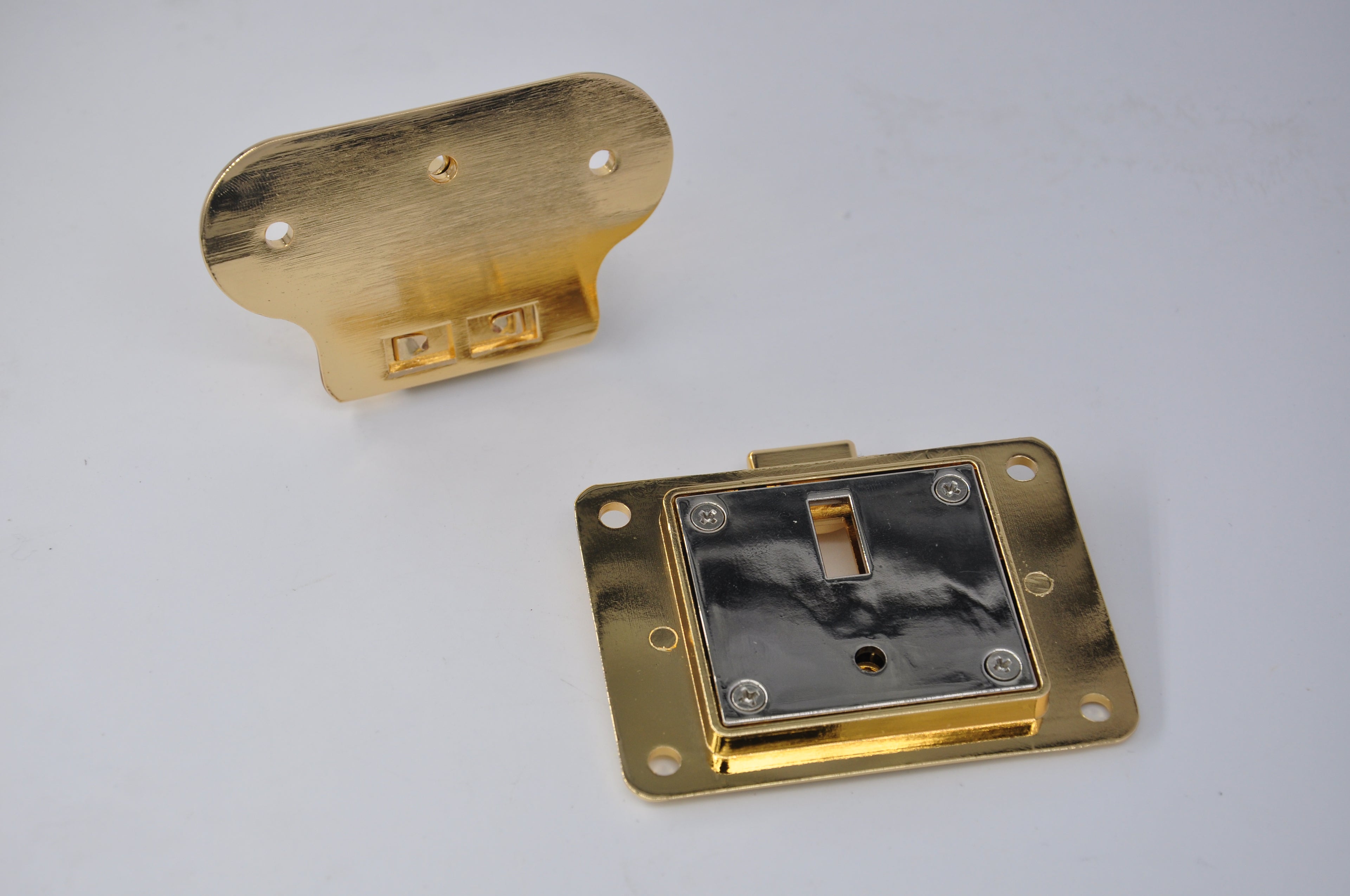 Gold Metal Turn Lock Clasp for Handbags & Purses