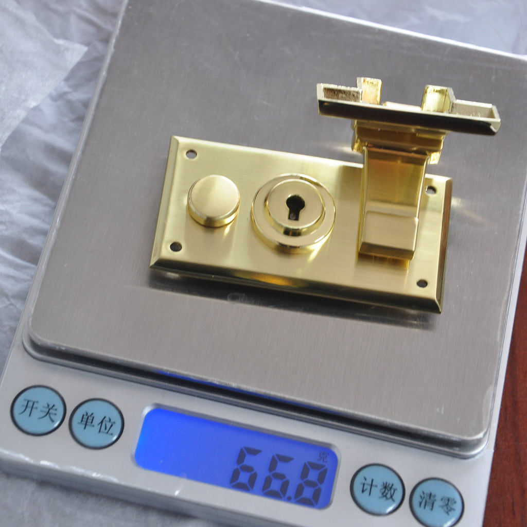 Vintage Metal Briefcase Turn Lock Clasp with Key