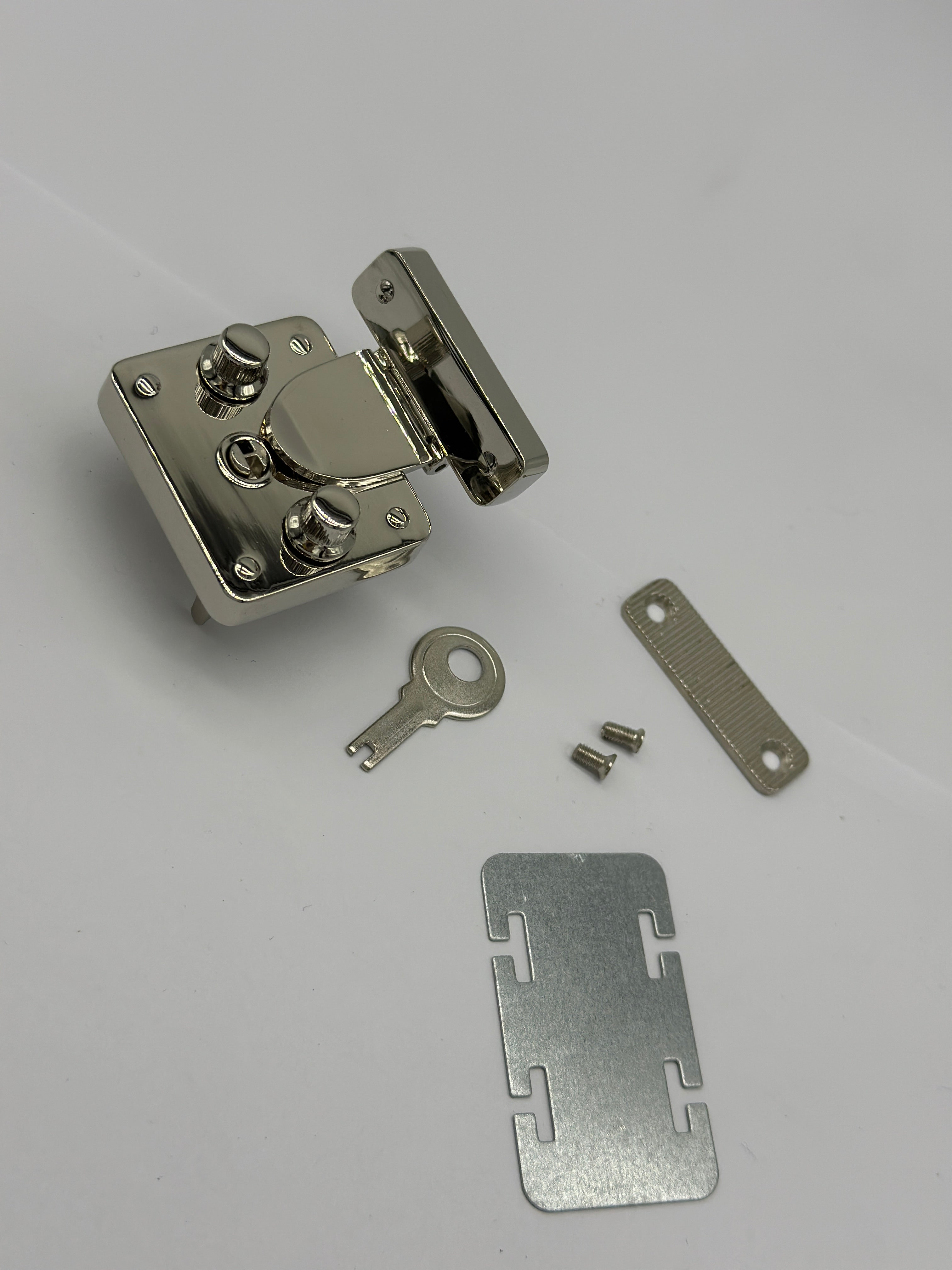 Square Metal Box Lock Clasp for Bags & Cases – 38×50mm