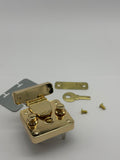 Square Metal Box Lock Clasp for Bags & Cases – 38×50mm