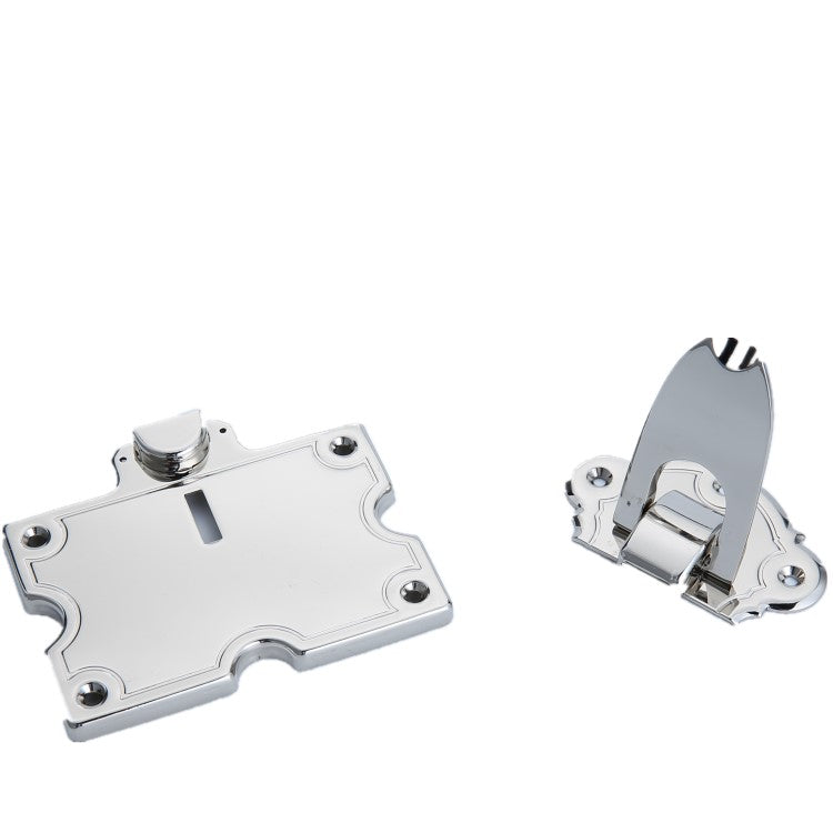 Decorative Trunk Hasp Lock JHF193 with Folding Latch for Cases & Trunks