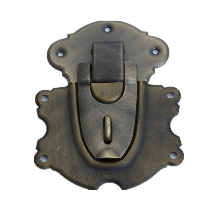 JHF199 Vintage Trunk Latch | Antique Bronze Toggle Clasp for Bags & Cases