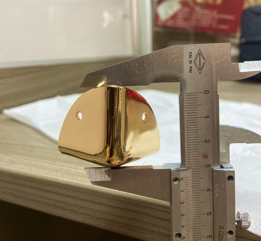 3D Metal Corner Protector 34mm for Trunks & Cases